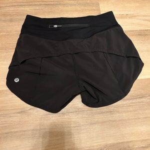 speed up a Lululemon shorts